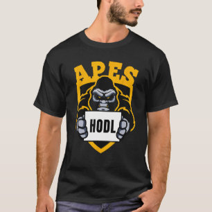 T-shirt AMC - Apes Ensemble Fort - Hodl Stock À La Moo