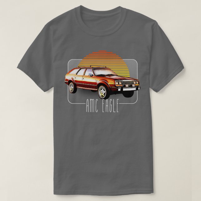 T-shirt AMC Eagle Retro Classic Lover Design (Design devant)