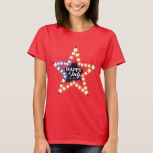 T-shirt Ame américaine : Vibes 4 juillet classiques