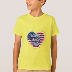 T-shirt Ame américaine : Vibes 4 juillet classiques
