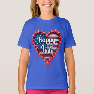 T-shirt Ame américaine : Vibes 4 juillet classiques
