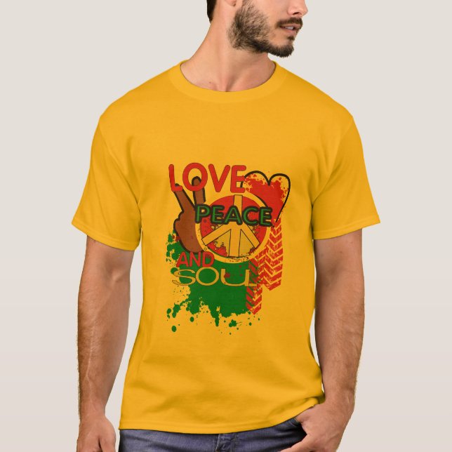 T-SHIRT ÂME DE LA PAIX LUV (Devant)
