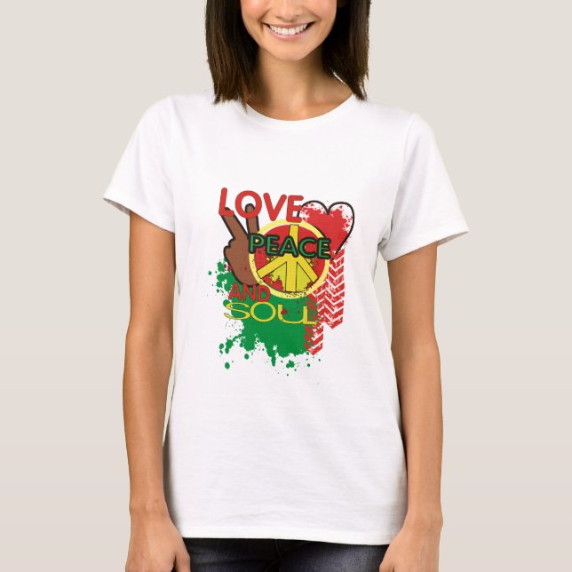 T-SHIRT ÂME DE LA PAIX LUV (Devant)