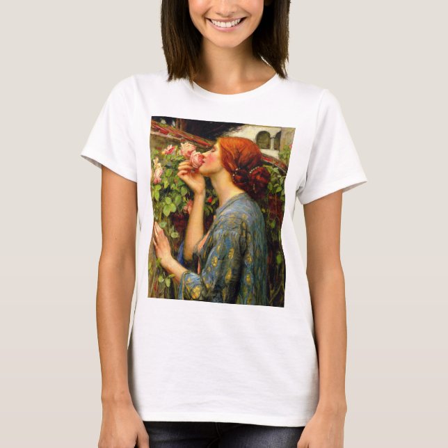 T-shirt Âme de la rose John William Waterhouse (Devant)