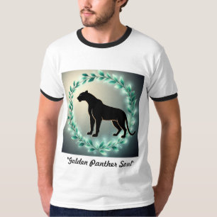 T-shirt Âme de panthère dorée