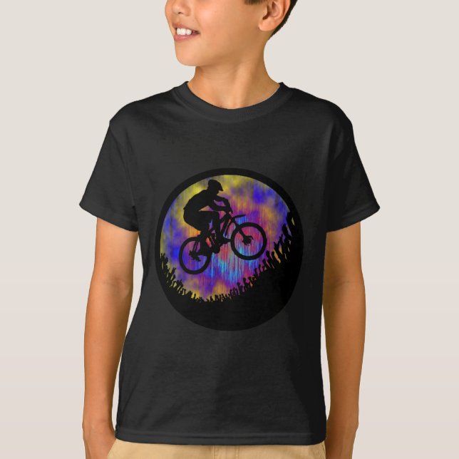 T-shirt Âme de vélo jalonnée (Devant)