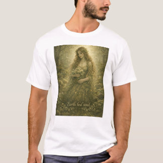 T-shirt âme dirigée par la terre païenne wiccan spirituel