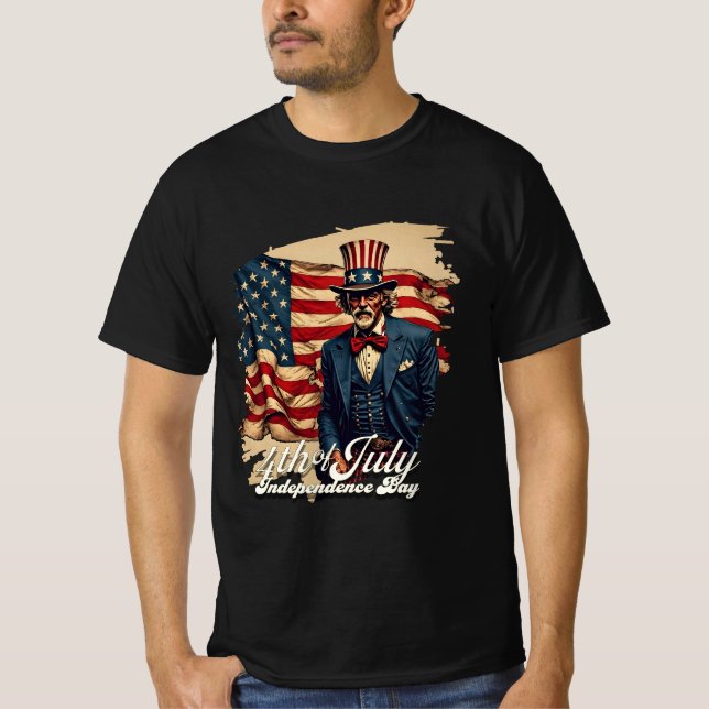 T-shirt Âme fière du 4 juillet (Devant)