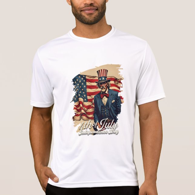 T-shirt Âme fière du 4 juillet (Devant)