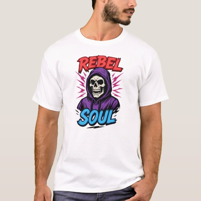 T-SHIRT ÂME REBELLE (Devant)