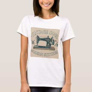 T-shirt Âme Vintage Couture Moderne Broderie
