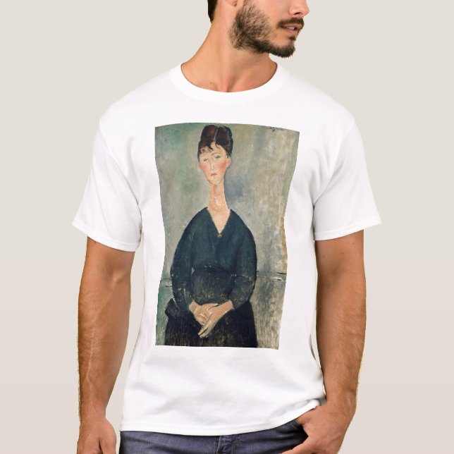T-shirt Amedeo Modigliani - Chanteur de café (Devant)