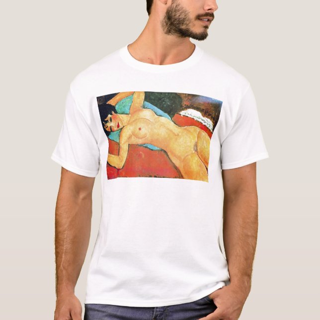 T-shirt Amedeo Modigliani - Femme couchée (Devant)
