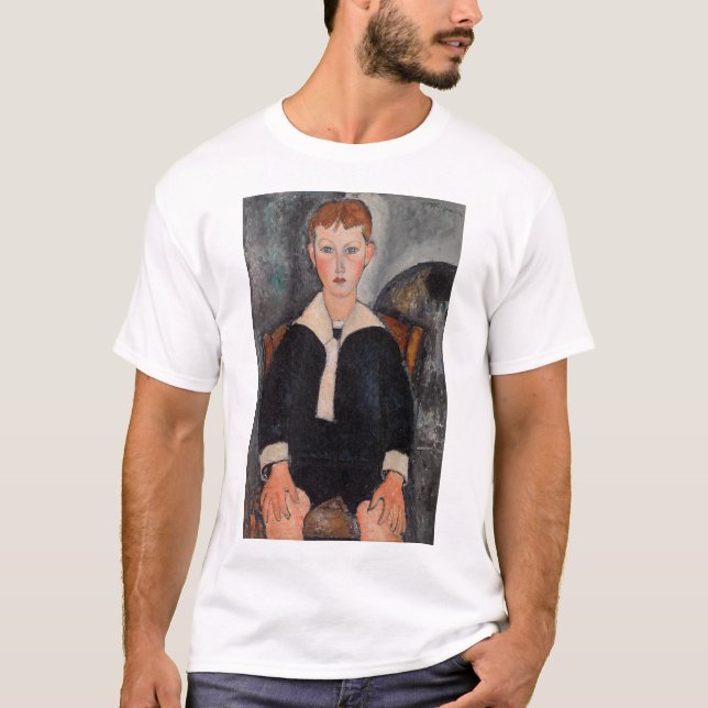T-shirt Amedeo Modigliani - Garçon en Sailor (Devant)