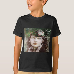 T-shirt Amelia Earhart perdu dans l'hommage de paradis