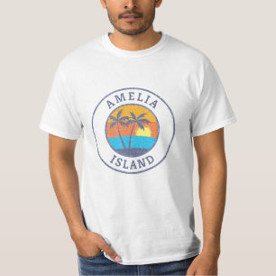 T-shirt Amelia Island, Floride style classique défraîchi