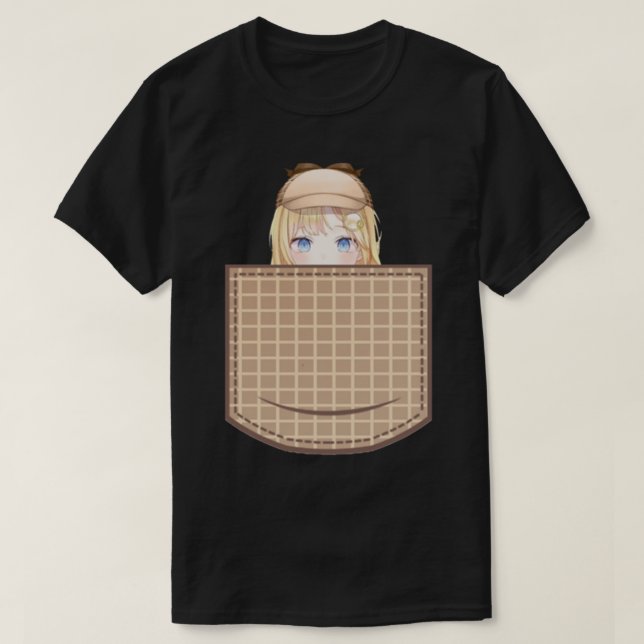 T-shirt Amelia poeker Watson regarder Hololive Holom (Design devant)