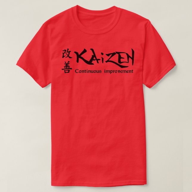 T-shirt Amélioration continue Kaizen (Design devant)