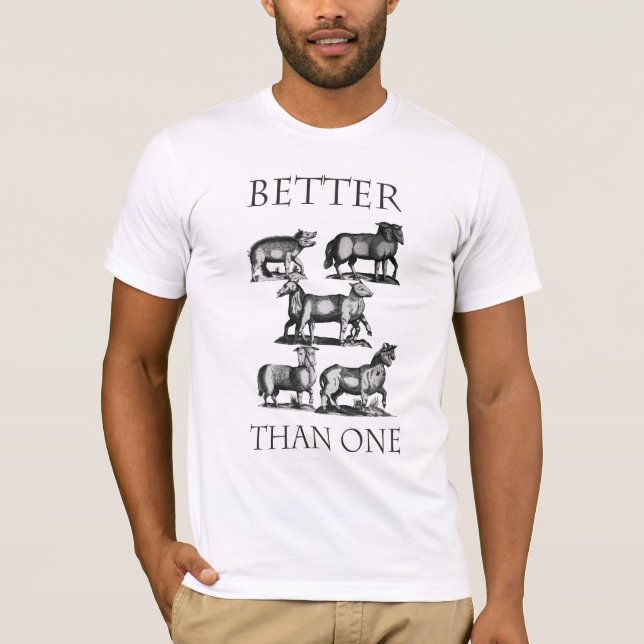 T-shirt Améliorez qu'un (Devant)