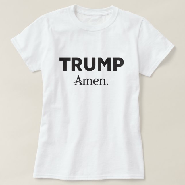T-shirt Amen Trump (Design devant)