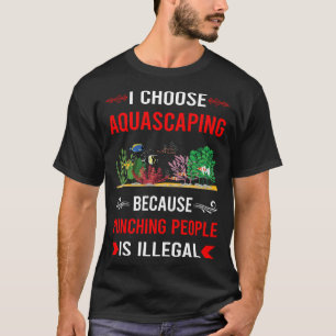 T-shirt Aménagement aquatique Aquascaping Aquascape Aquasc