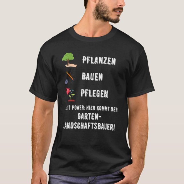 T-shirt Aménageur paysagiste (Devant)