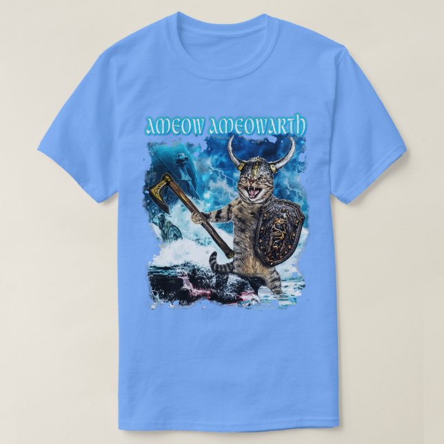 T-shirt Ameow Ameowarth Chats en Métal Hommage (Design devant)