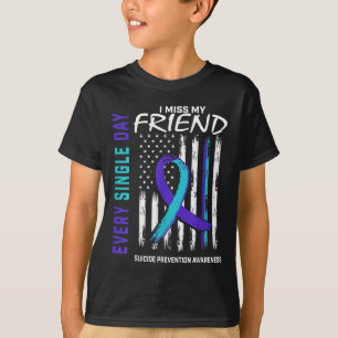 T-shirt Amer De Prévention Du Suicide Me Manque