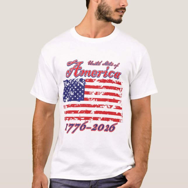 T-shirt America 1776 / 2026 (Devant)