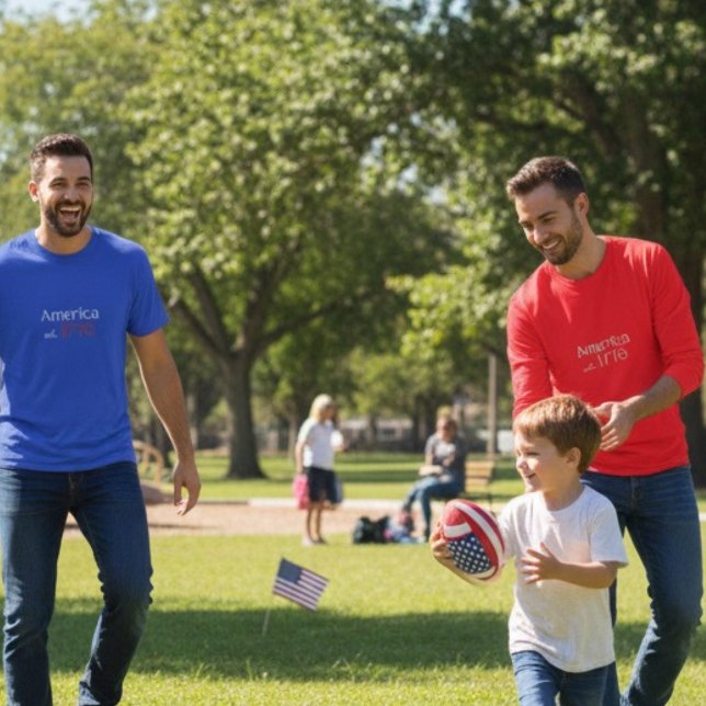 T-shirt America 250 Anniversaire est 1776 Typographie Roug (Créateur téléchargé)