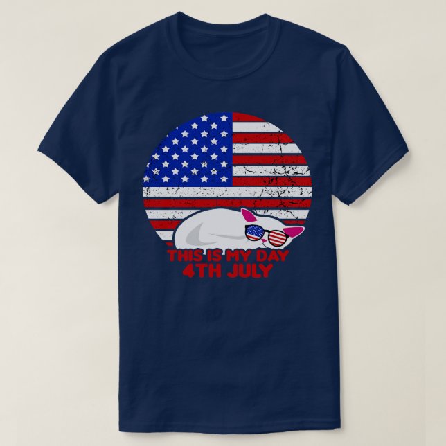 T-shirt America 4th of July Patriotic holiday (30) (Design devant)