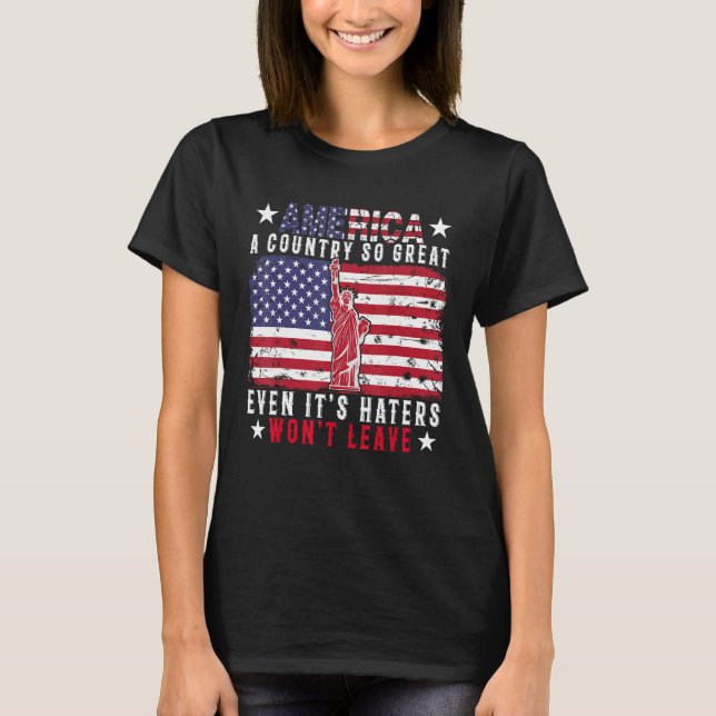 T-shirt America A Country So Great Proud American Flag 4th (Devant)