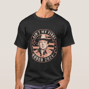 T-shirt America Back Trump Cowboy Rodeo Election 2024