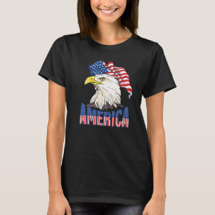 T-shirt America Eagle American Pride 4 juillet Sam Liber