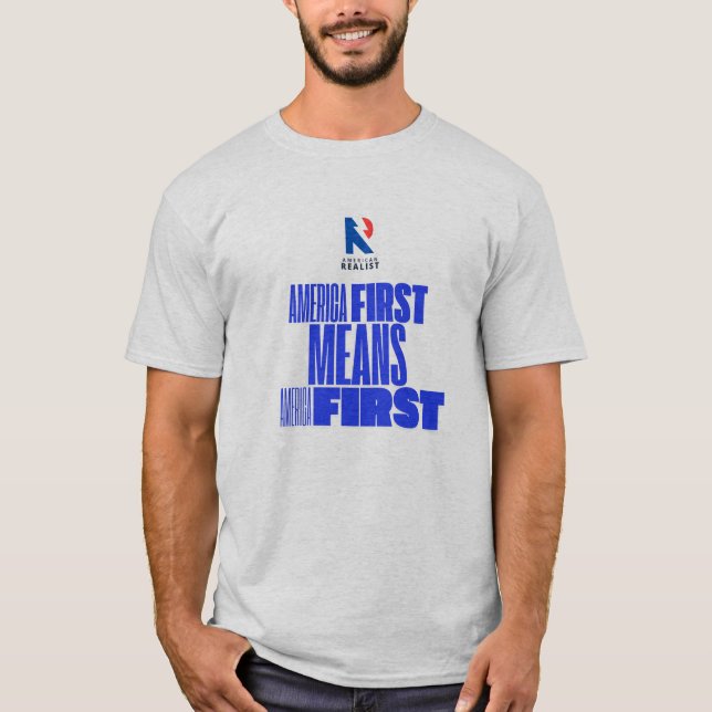 T-shirt America First (Devant)