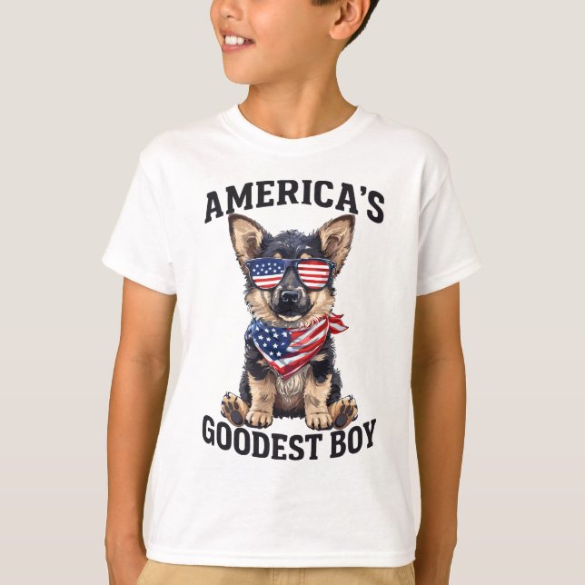 T-shirt America’s Goodest Shepherd (Devant)