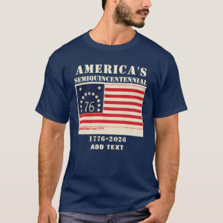 T-shirt America Semiquincentennial USA 250 Bennington Flag