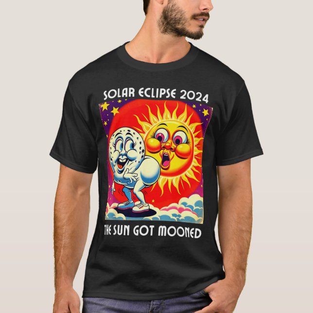 T-shirt America Solar Eclipse 4 08 Illustration (Devant)