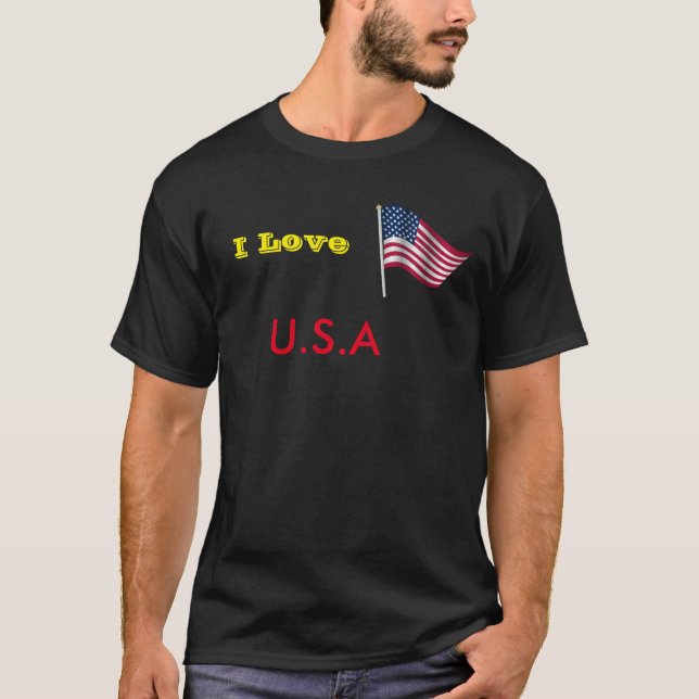 T-shirt américain (Devant)