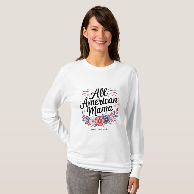 T-Shirt américain (Devant entier)