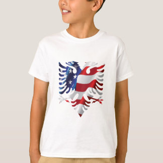 T-shirt Américain albanais Eagle