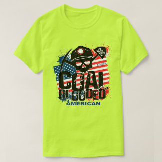 T-SHIRT AMÉRICAIN AU SANG DE CHARBON