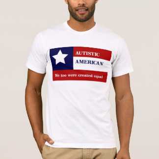T-shirt Américain autiste égal