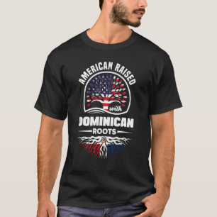 T-shirt Américain avec des racines dominicaines République