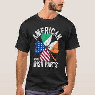T-shirt Américain Avec Parties Irlandaises
