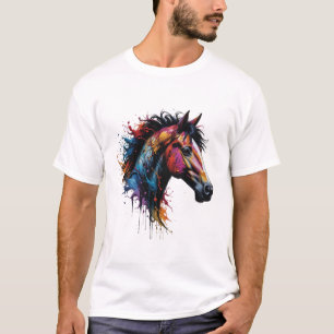 T-shirt américain Bashkir Curly Horse
