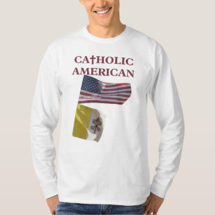 T-shirt Américain catholique Leo 14