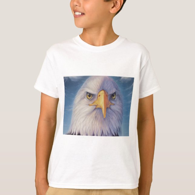 T-shirt Américain chauve Eagle (Devant)