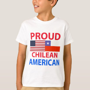 T-shirt Américain chilien fier