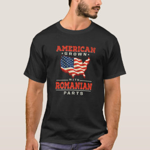 T-shirt Américain cultivé avec des pièces roumaines Patrio